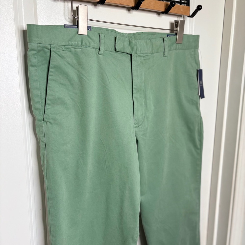 Polo Ralph Lauren Jarrett Pant Faded Mint Slim Fit Chino Mens 36x32 $198 NWT